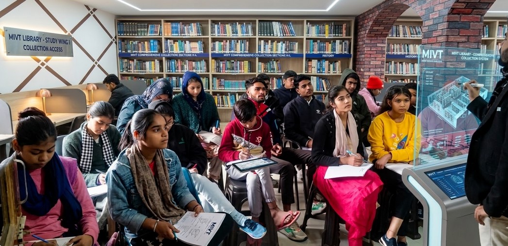 Library at MIVT